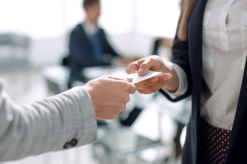 carte de visite au Québec